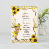 ZONDER BABY SHOWER KAART (Staand voorkant)