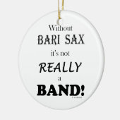 Zonder Bari Sax - Band Keramisch Ornament (Links)