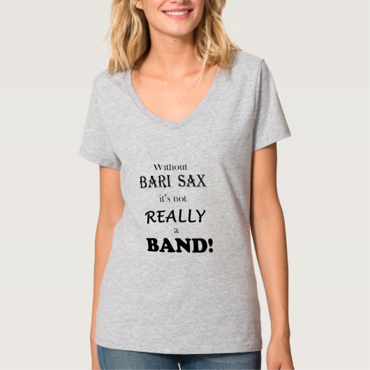 Zonder Bari Sax - Band T-shirt (Voorkant)