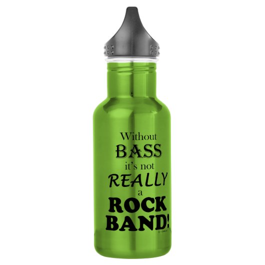 Zonder bas - Rock Band Waterfles (Links)