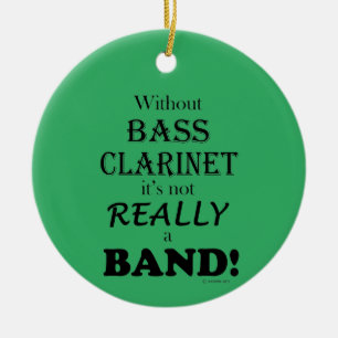 Zonder bass Clarinet - Band Ceramic Ornament