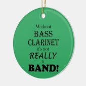 Zonder bass Clarinet - Band Ceramic Ornament (Links)