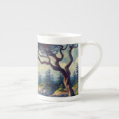 Zonder Bedrijf in Hornby - Impressionistische Schi Porselein Kop (Rechts)