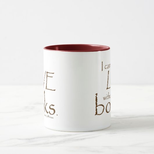 Zonder boeken mok (Midden)