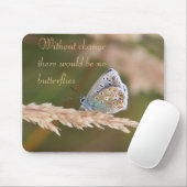 Zonder Butterflies Mousepad Muismat (Met muis)