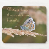 Zonder Butterflies Mousepad Muismat (Voorkant)