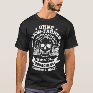 Zonder cadeautje voor vrachtwagenchauffeurs gekleu t-shirt