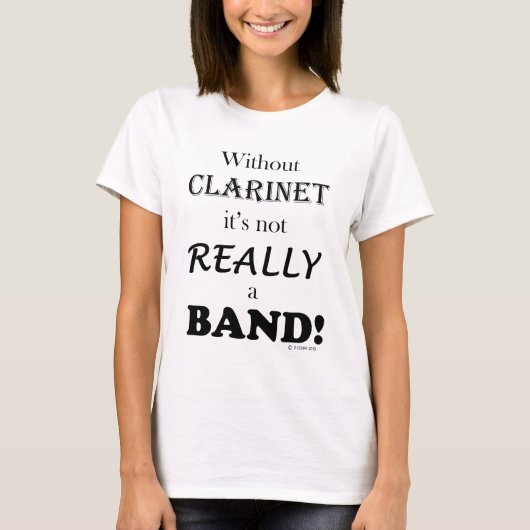 Zonder Clarinet - Band T-shirt (Voorkant)