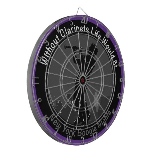 Zonder Clarinets zou het leven van B-Flat Dartbord (Voorkant Links)
