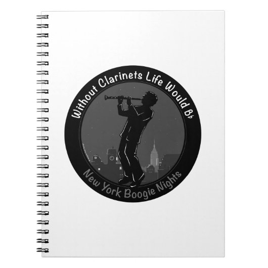 Zonder Clarinets zou het leven van B-Flat Notitieboek (Voorkant)