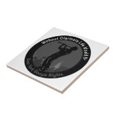 Zonder Clarinets zou het leven van B-Flat Tegeltje (Zijkant)