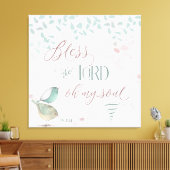 Zonder de Heer - PS 103:1 Canvas Afdruk (Insitu (Woonkamer))