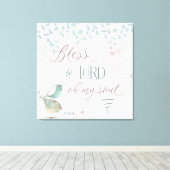 Zonder de Heer - PS 103:1 Canvas Afdruk (Insitu (Houten vloer))