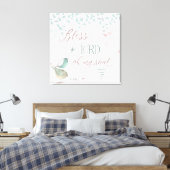 Zonder de Heer - PS 103:1 Canvas Afdruk (Insitu (Slaapkamer))