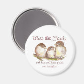 Zonder deze familie, stuitende vogels magneet (Voorkant / Achterkant)