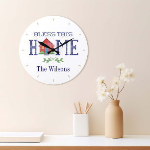 Zonder deze Home Cross Stitch Embroidery