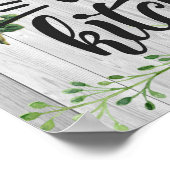 Zonder deze keuken poster (Hoek)