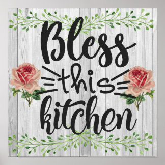 Zonder deze keuken poster