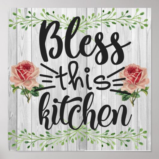 Zonder deze keuken poster (Voorkant)