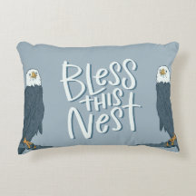 Zonder deze Nest SWFL Eagle Cam Accent Pillow