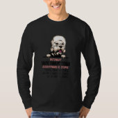 zonder Dinmont Terrier hond is alles stom_1 T-shirt (Voorkant)