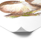 Zonder dit huis, een peuterende ruggenmergvogelfam poster (Hoek)