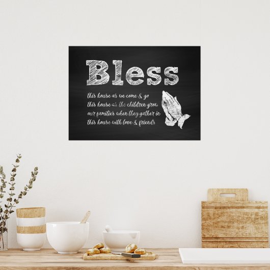 Zonder dit huis poster (Keuken)