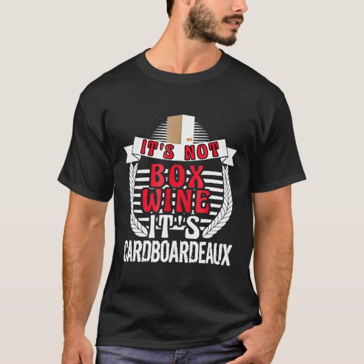 zonder doos Drink cardboardeaux T-shirt (Voorkant)