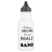 Zonder drums - band waterfles  (Links)