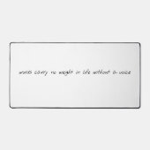 Zonder een spraakbureaumat bureaumat (Voorkant)