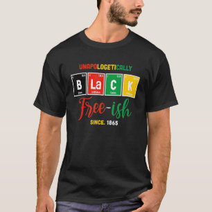 Zonder enige verontschuldiging zwarte Afro-Amerika T-shirt