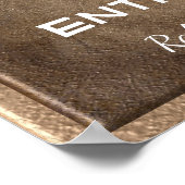 Zonder enthousiasme _Emerson quote - afdruk Poster (Hoek)