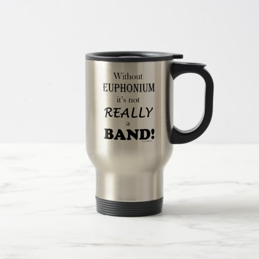 Zonder euphonium - band reisbeker (Rechts)