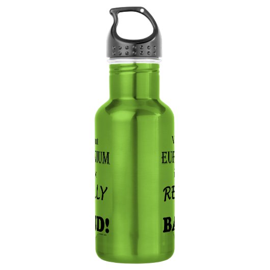 Zonder euphonium - band waterfles  (Achterkant)