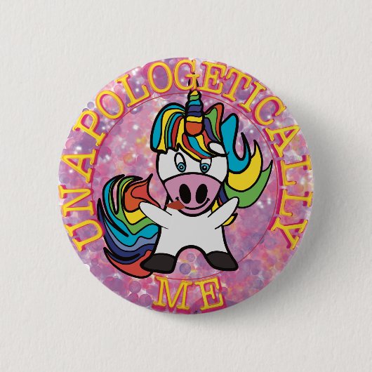 Zonder excuses van mij! ronde button 5,7 cm (Voorkant)