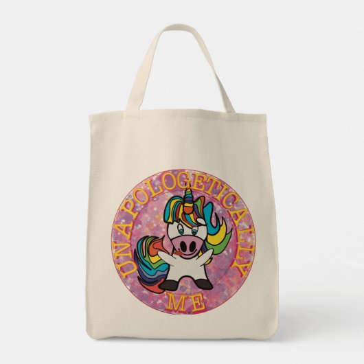 Zonder excuses van mij! tote bag (Achterkant)