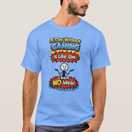 Zonder gamen t-shirt