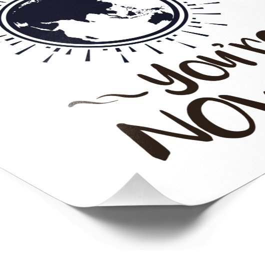 Zonder Geografie ben je nergens. Foto Afdruk (Hoek)