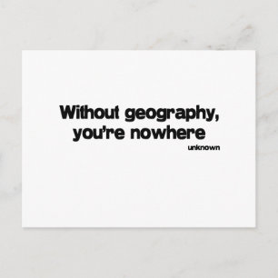 Zonder geografische aanduiding briefkaart