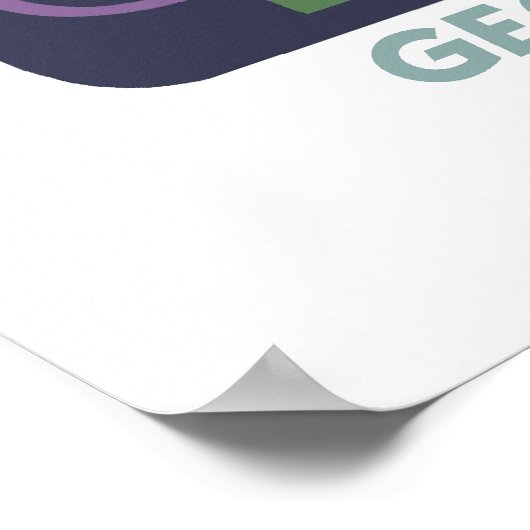 ZONDER GEOMETRIE IS HET LEVEN PLAATS POSTER (Hoek)