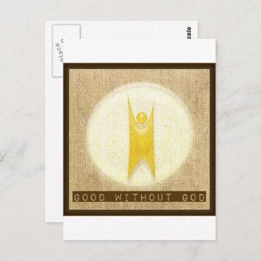 Zonder God Briefkaart (Voorkant / Achterkant)