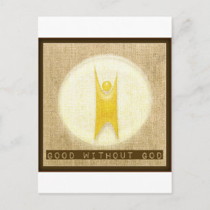 Zonder God Briefkaart