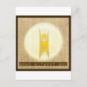 Zonder God Briefkaart (Voorkant)