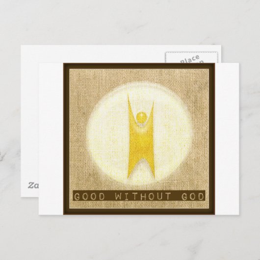 Zonder God Briefkaart (Voorkant / Achterkant)