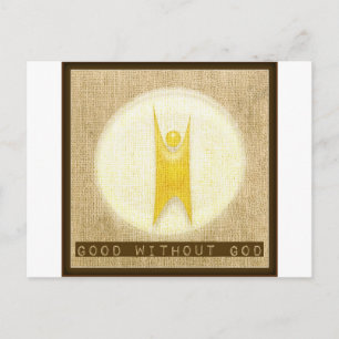 Zonder God Briefkaart