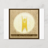 Zonder God Briefkaart (Voorkant)