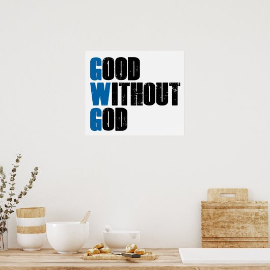 Zonder God Poster (Keuken)