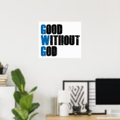 Zonder God Poster (Thuiskantoor)