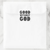Zonder God Vierkante Sticker (Tas)