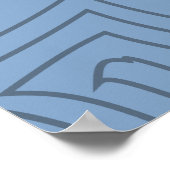 Zonder hard werk groeit niets dan onkruid. poster (Hoek)